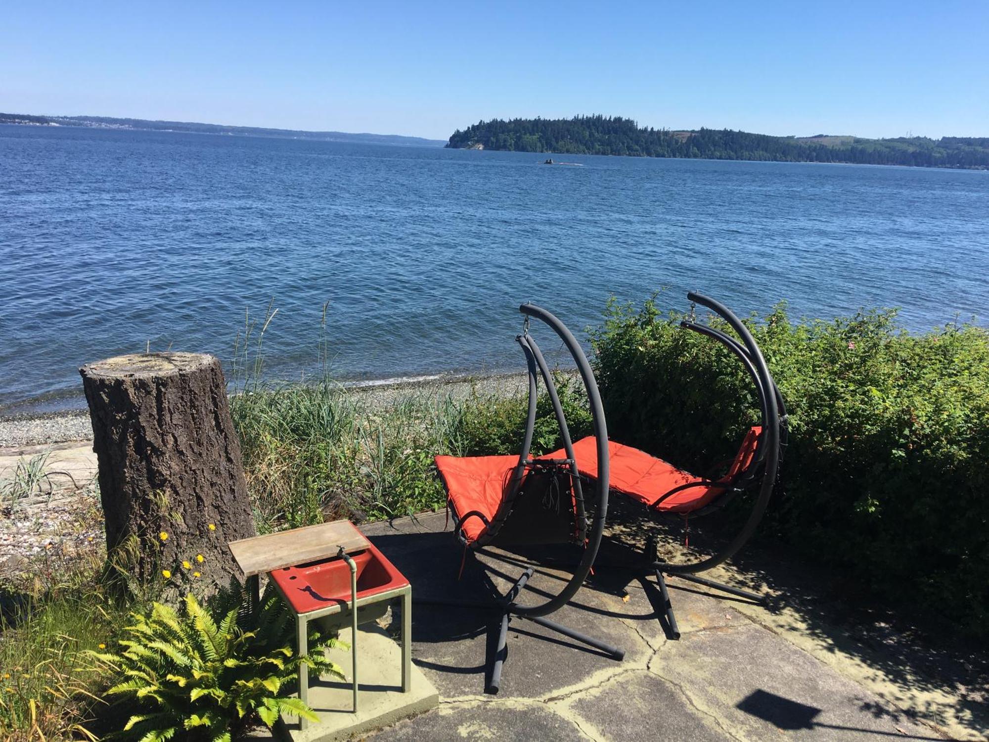 Private Beach - Port Ludlow Beach Happy Camper Villa Exterior photo