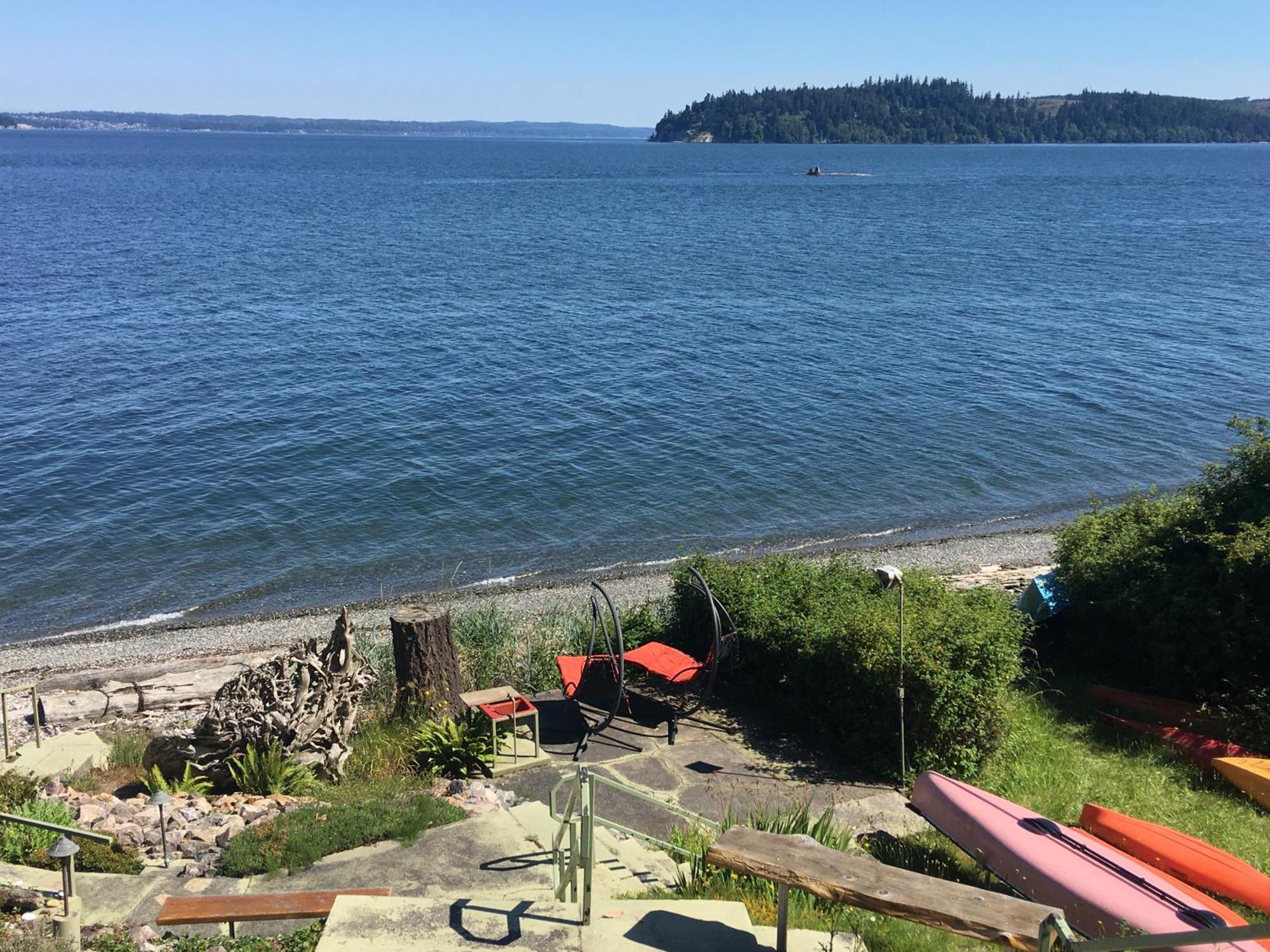 Private Beach - Port Ludlow Beach Happy Camper Villa Exterior photo