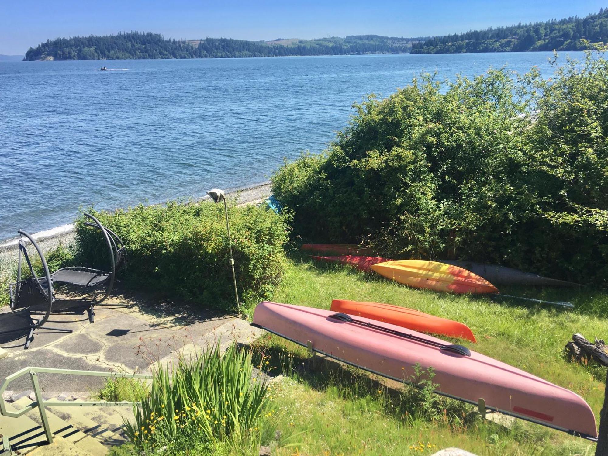 Private Beach - Port Ludlow Beach Happy Camper Villa Exterior photo