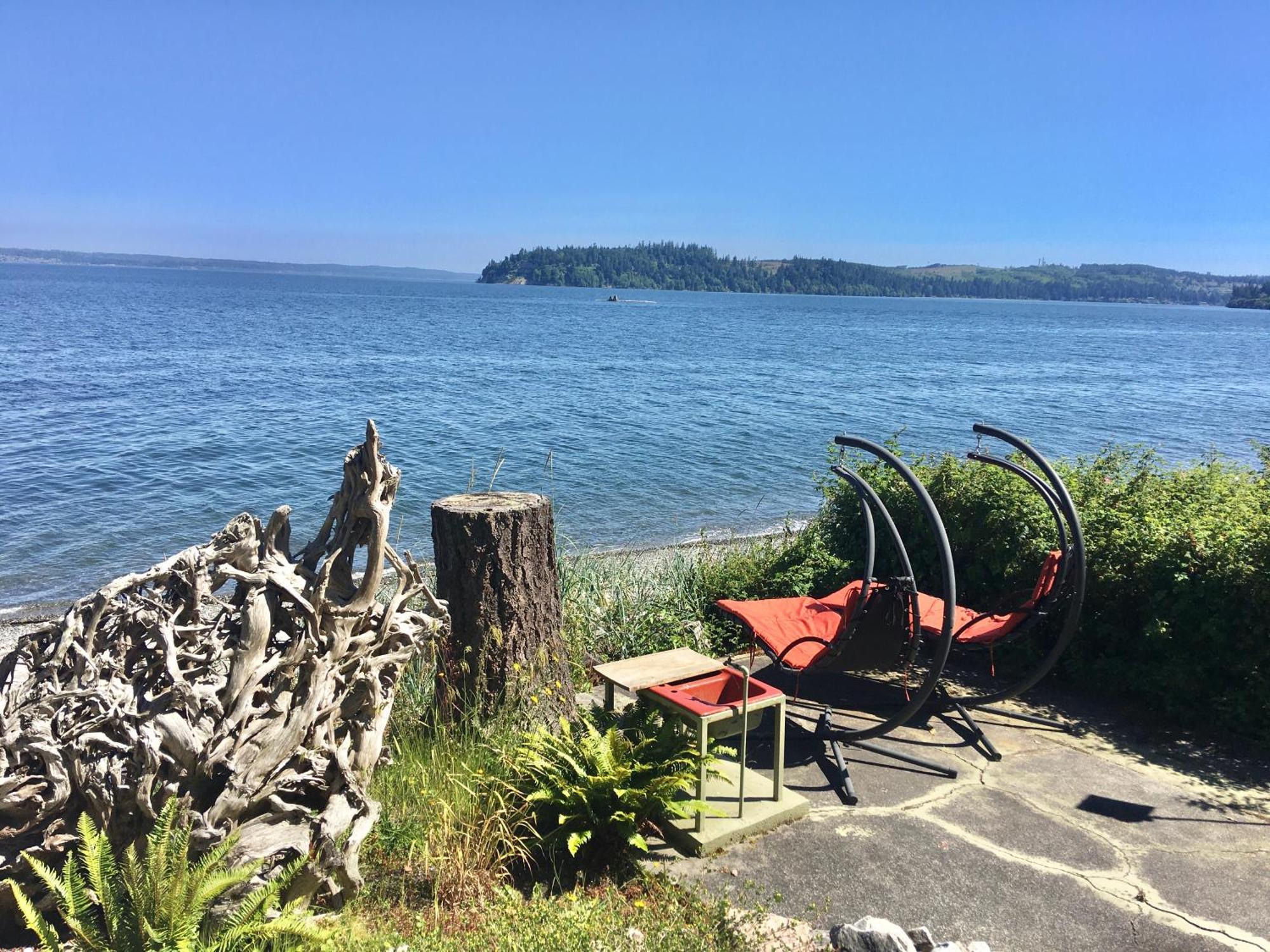 Private Beach - Port Ludlow Beach Happy Camper Villa Exterior photo